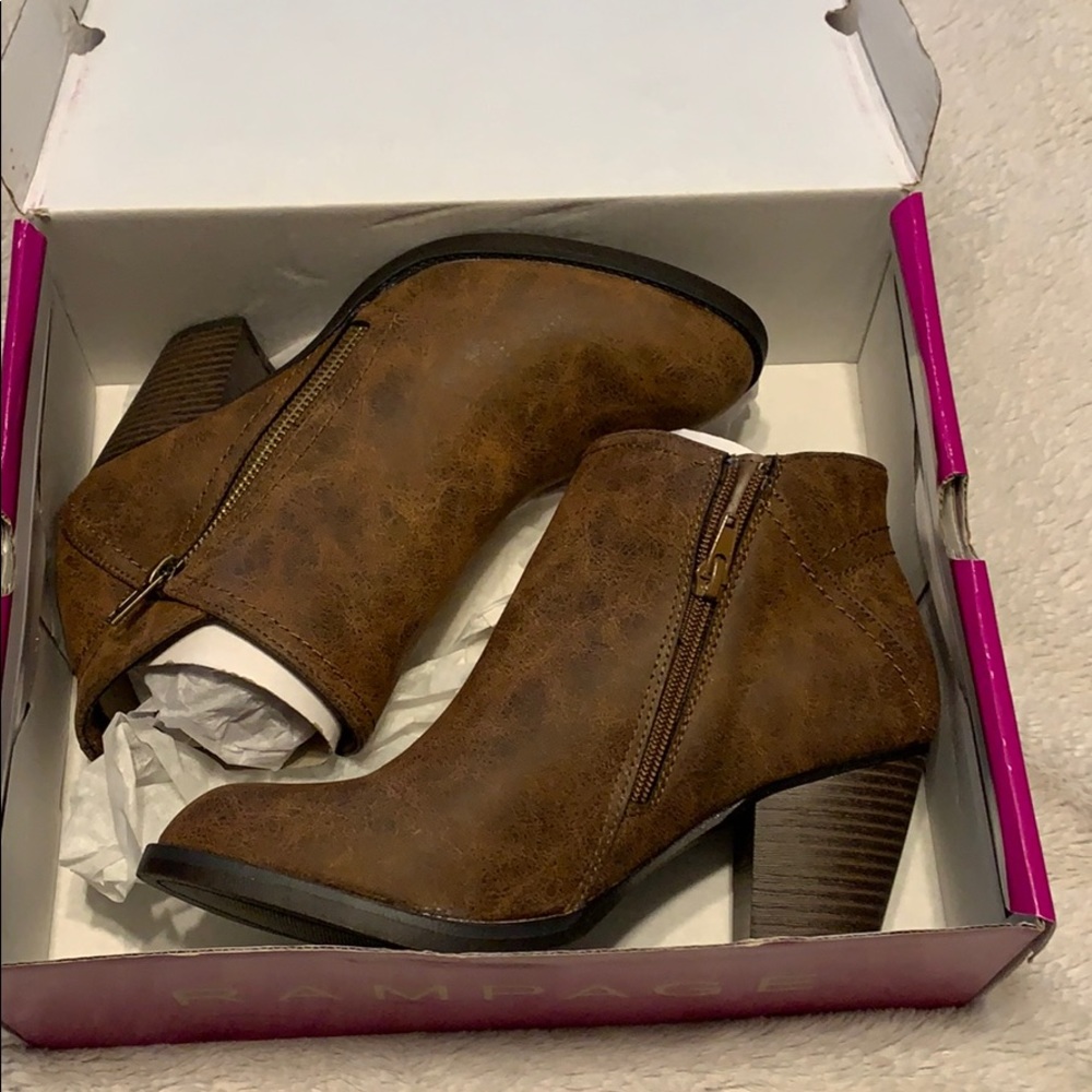 Brown booties